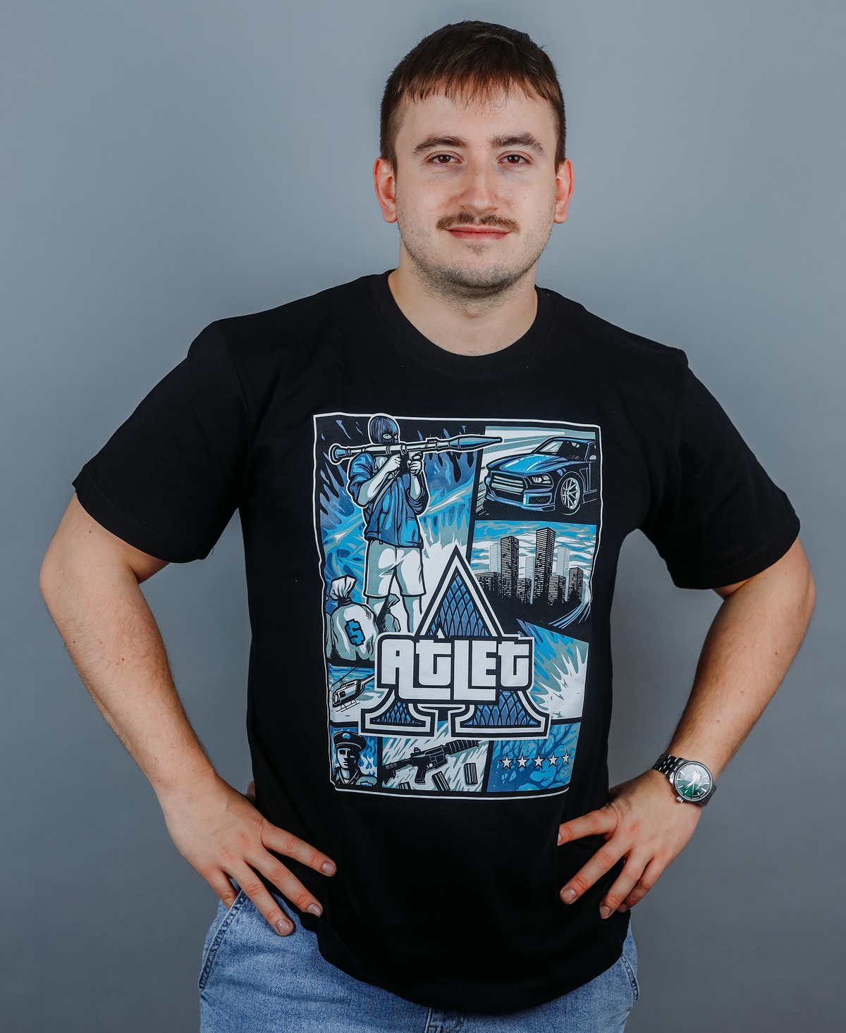 Tričko Atlet Blue