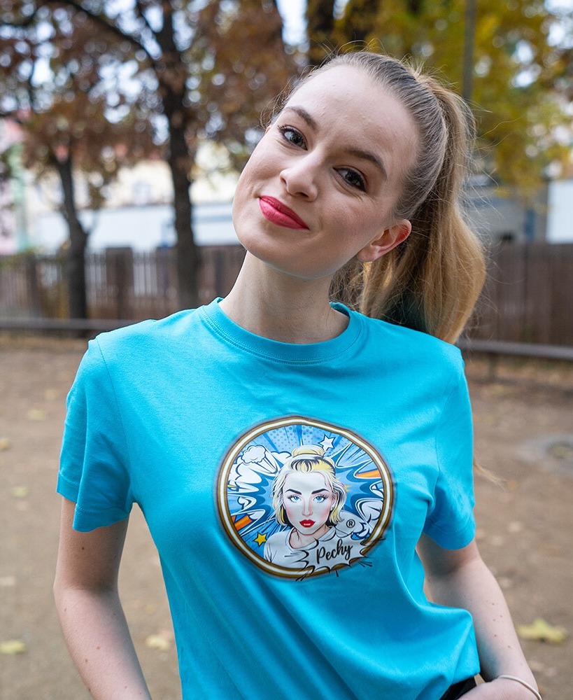 Tričko Pechy modré