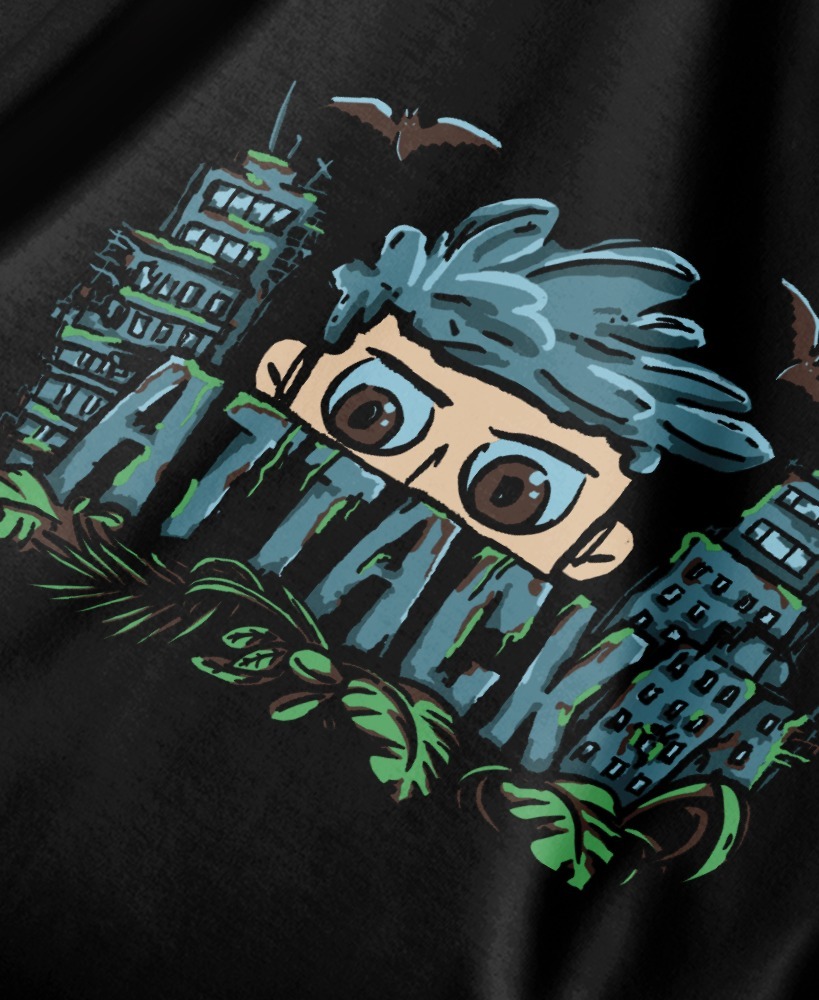 Tričko Attack Jungle Bat